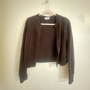 madewell cashmere cardigan